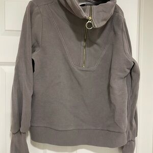 Varley Charcoal Cowl Neck Sweater